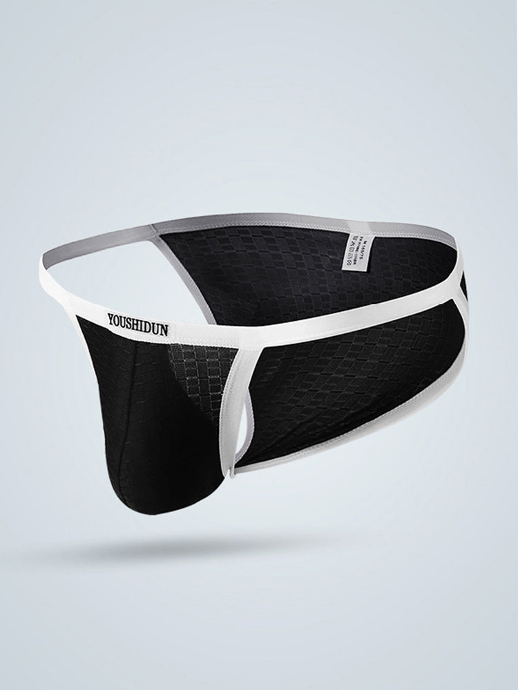 3-pack Men's Low Waist Sexy Narrow Hem Breathable Briefs