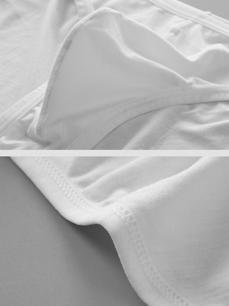 2 Pack Men's U-Shaped Pouch Single Layer Moisture-Wicking Comfortable Sexy Bikini