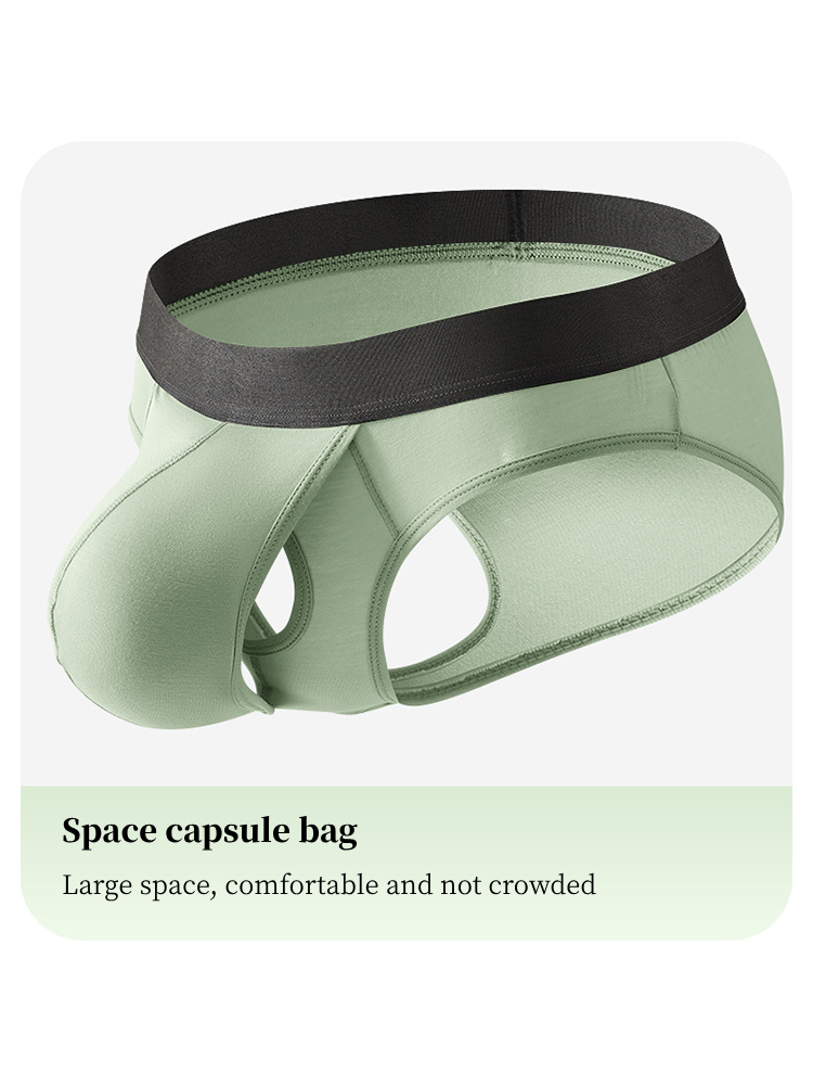 3-pack Men's Open Crotch Sexy Bullet Briefs