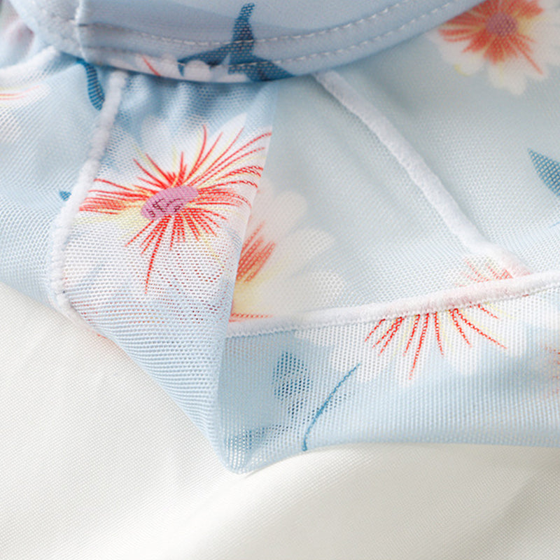 4 Pack Men's Flower Print Pouch Briefs