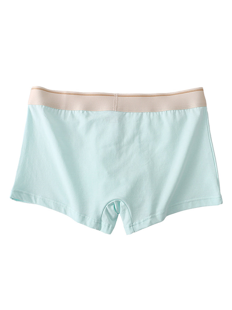 3 Pack Men's Elephant Trunks Gun and Bullet Separation Solid Color Cotton Sexy Boxer Briefs