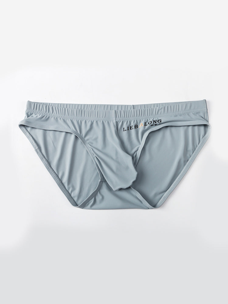 メンズ アイスシルク シームレス コンベックスポーチブリーフ 3枚組