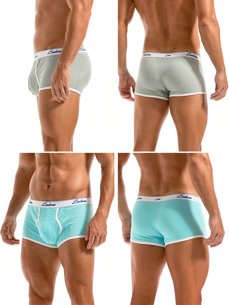Men's Thread Cotton Trunks with Fly