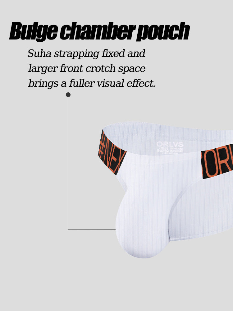 2 Pack Men's Wide Waistband Big Pouch Briefs