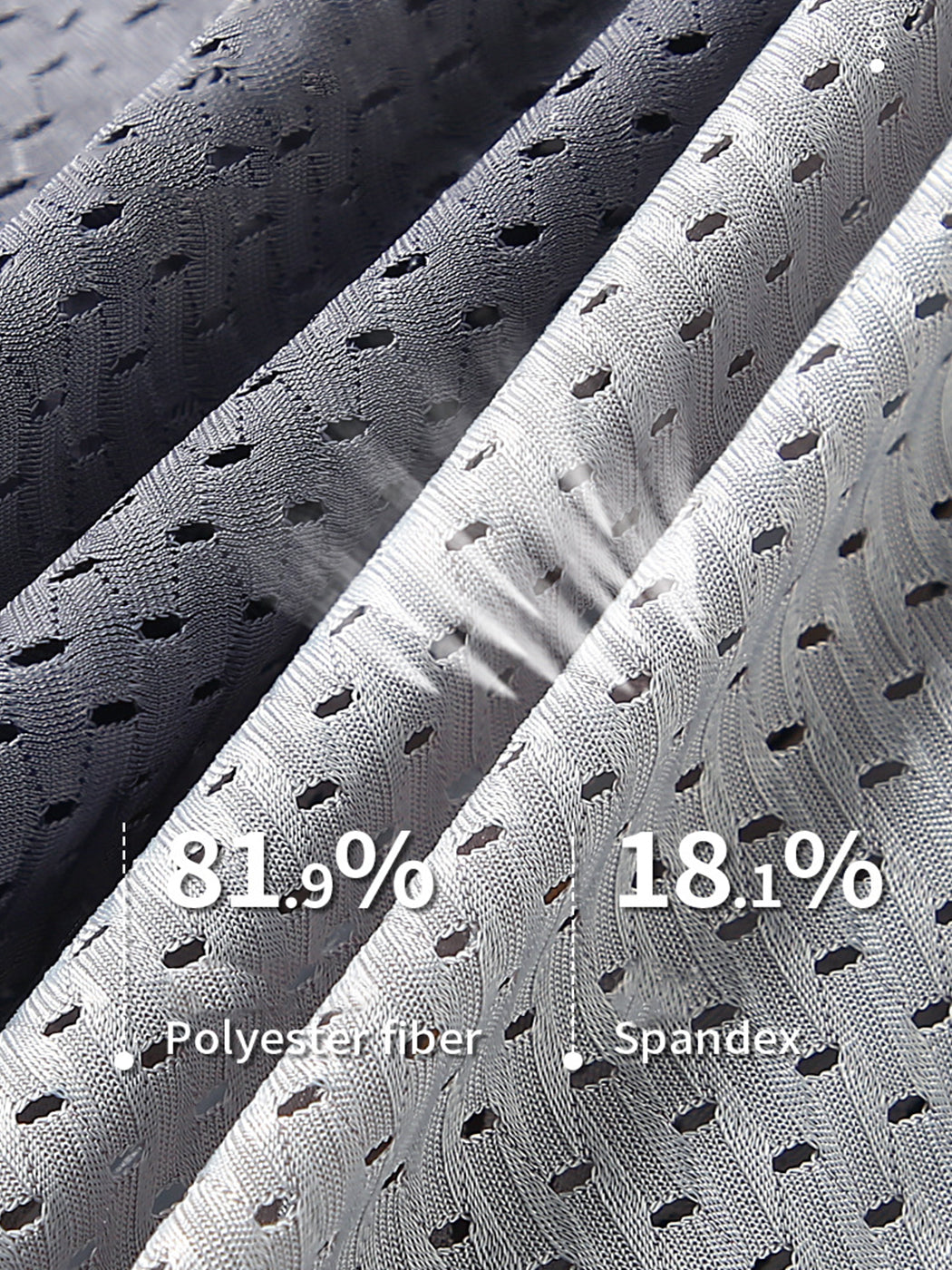 6 Pack Men's Contour Pouch Mesh Trunks