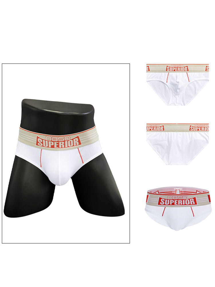 メンズ 伸縮性ウエストバンド ローライズ ポーチブリーフ