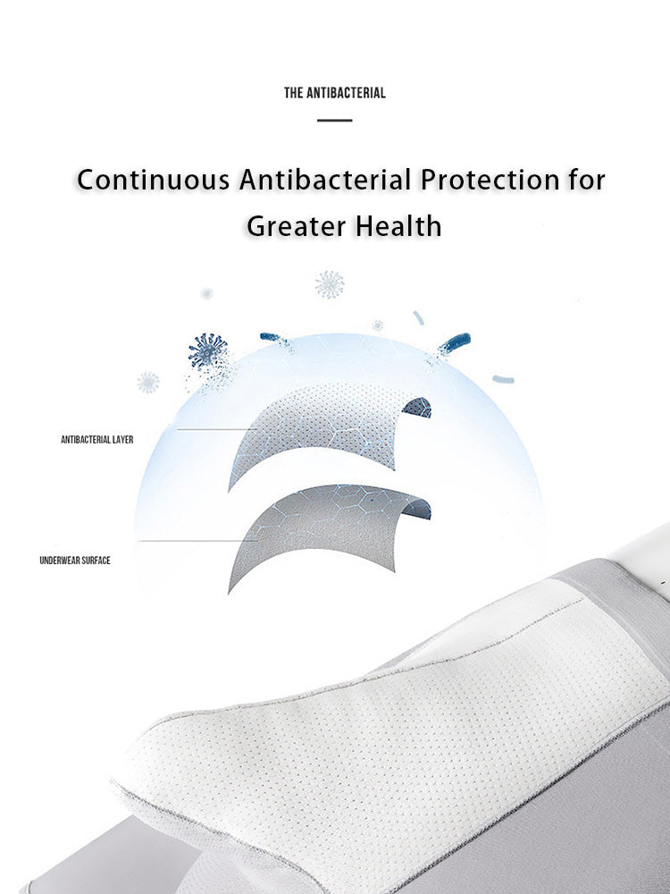 3 Pack Men's Separation Design Seamless Antibacterial Breathable Trunks