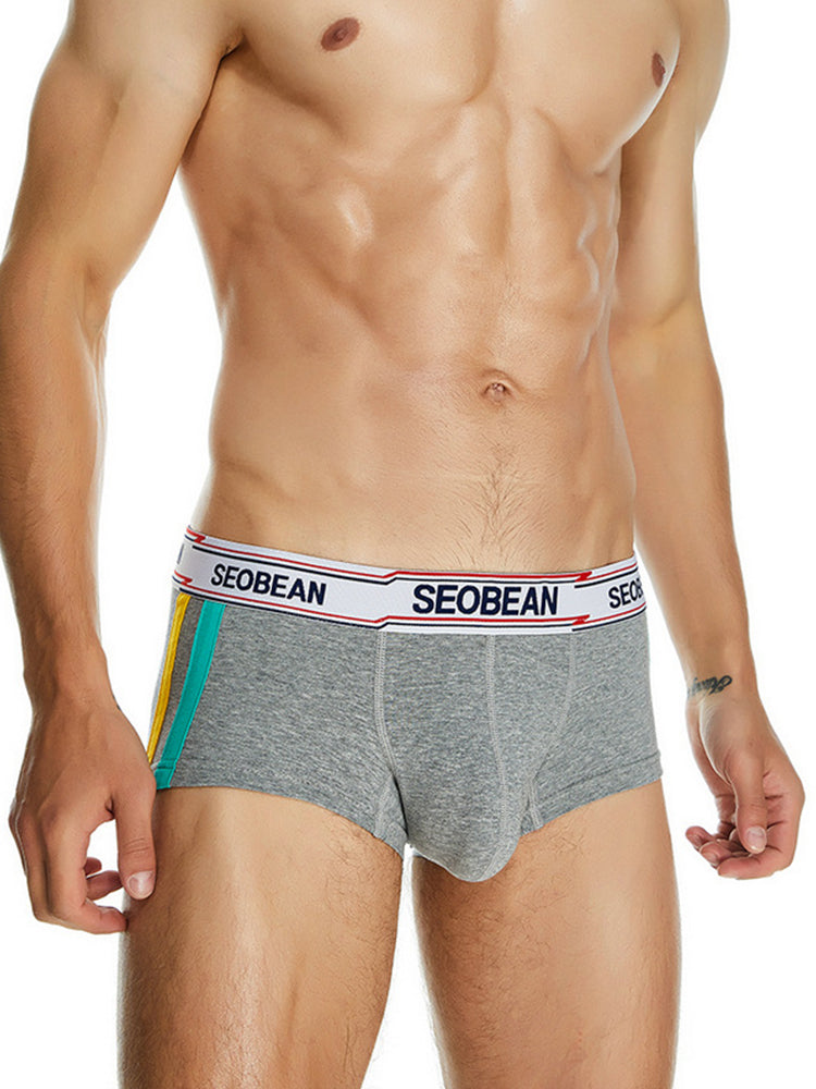 Men's Side Line Pouch Cotton Trunks