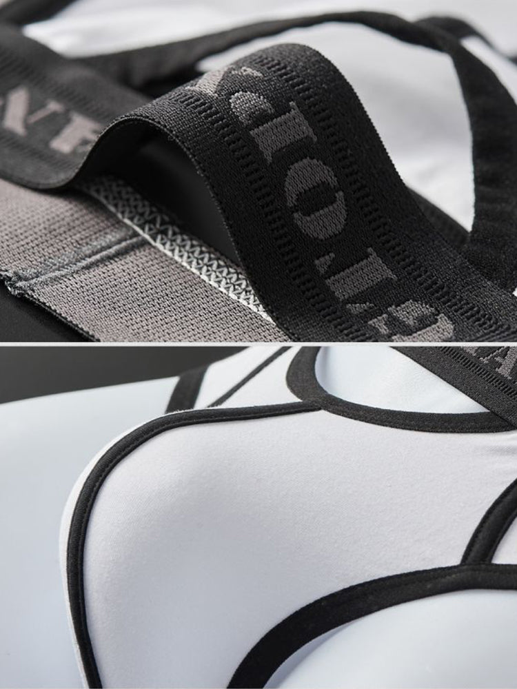 メンズ スプライスライン Uコンベックスポーチ コットンブリーフ