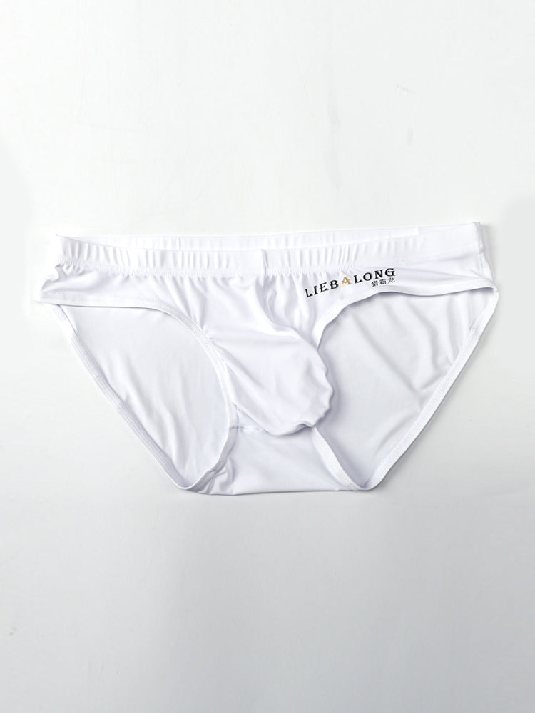 メンズ アイスシルク シームレス コンベックスポーチブリーフ 3枚組