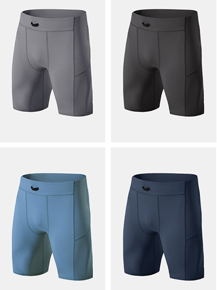 Men's High-Stretch Fitness Sports Quick-Dry Compression Shorts