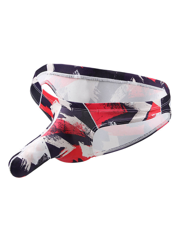 4 Pack Men's Elephant Print Sexy Bikini