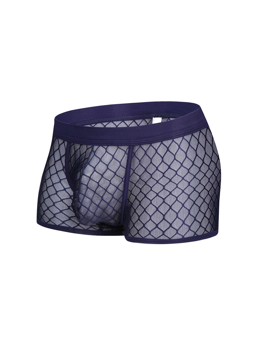 2 Pack Men's Sexy Transparent Mesh Trunks