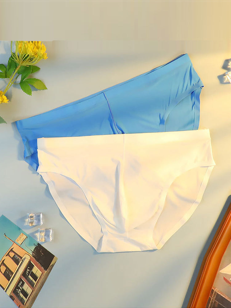 メンズ通気性シームレス薄手ブリーフ