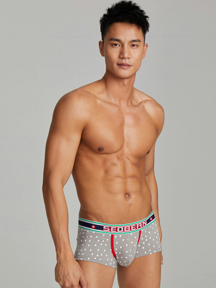Men's Christmas Holiday Pouch Cotton Underwear