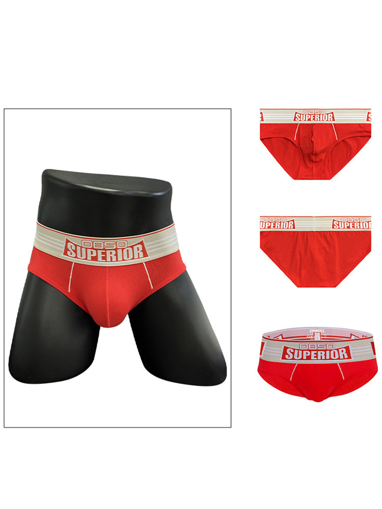 メンズ 伸縮性ウエストバンド ローライズ ポーチブリーフ