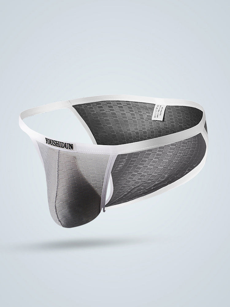 3-pack Men's Low Waist Sexy Narrow Hem Breathable Briefs