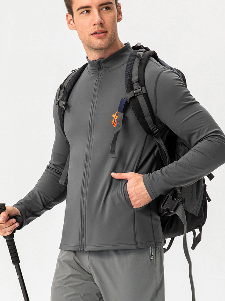 Windproof and Fluff Warm Training Coat for Men