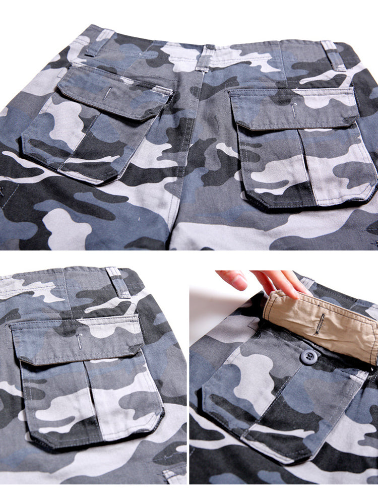 Casual Camo Cargo Shorts for Men