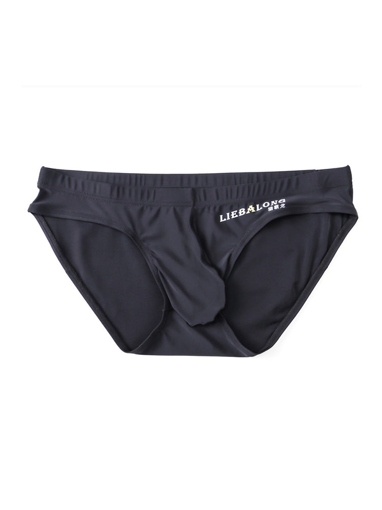 メンズ アイスシルク シームレス コンベックスポーチブリーフ 3枚組