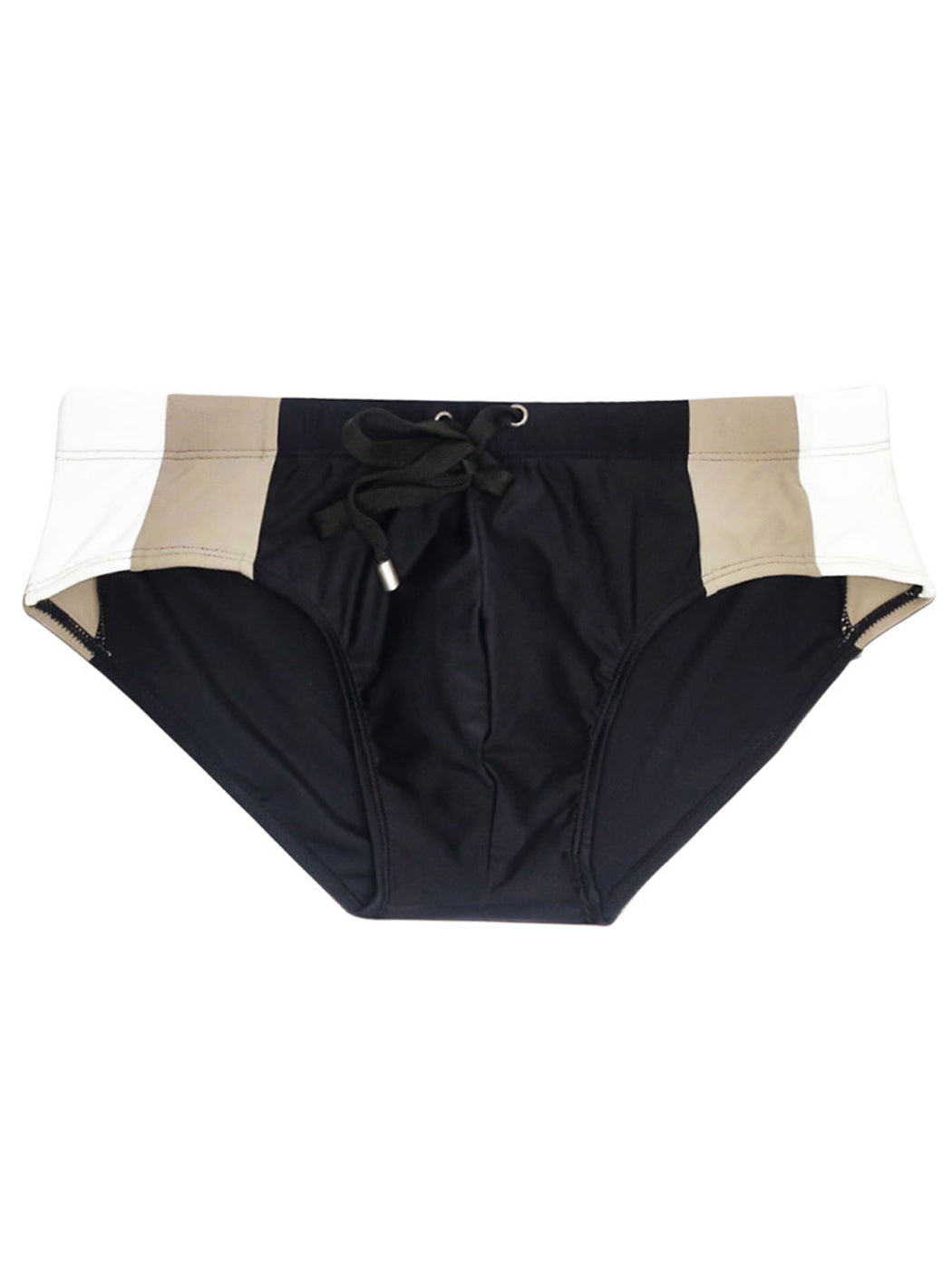 Men's Removable Pad Swim Brief with Drawstring