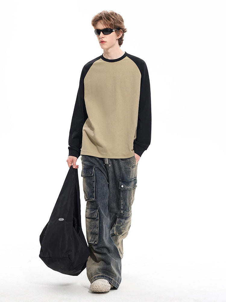 Outdoor Loose Crewneck Base Layer Multifunctional Long-Sleeve Shirt
