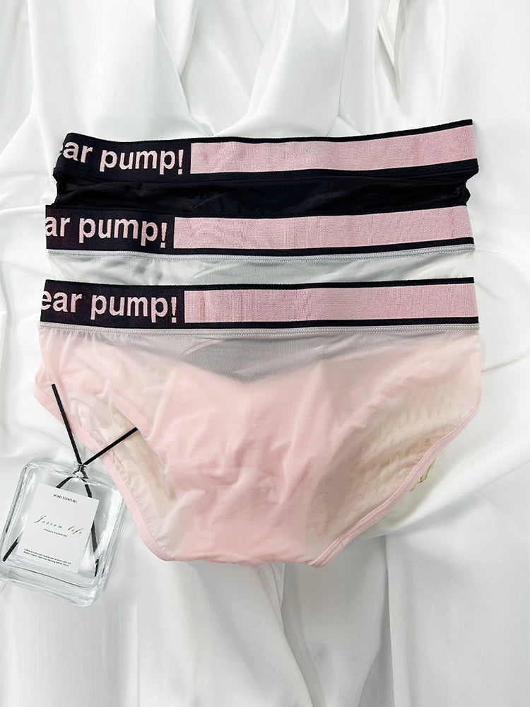 メンズ コンターポーチ シアー 通気性ブリーフ