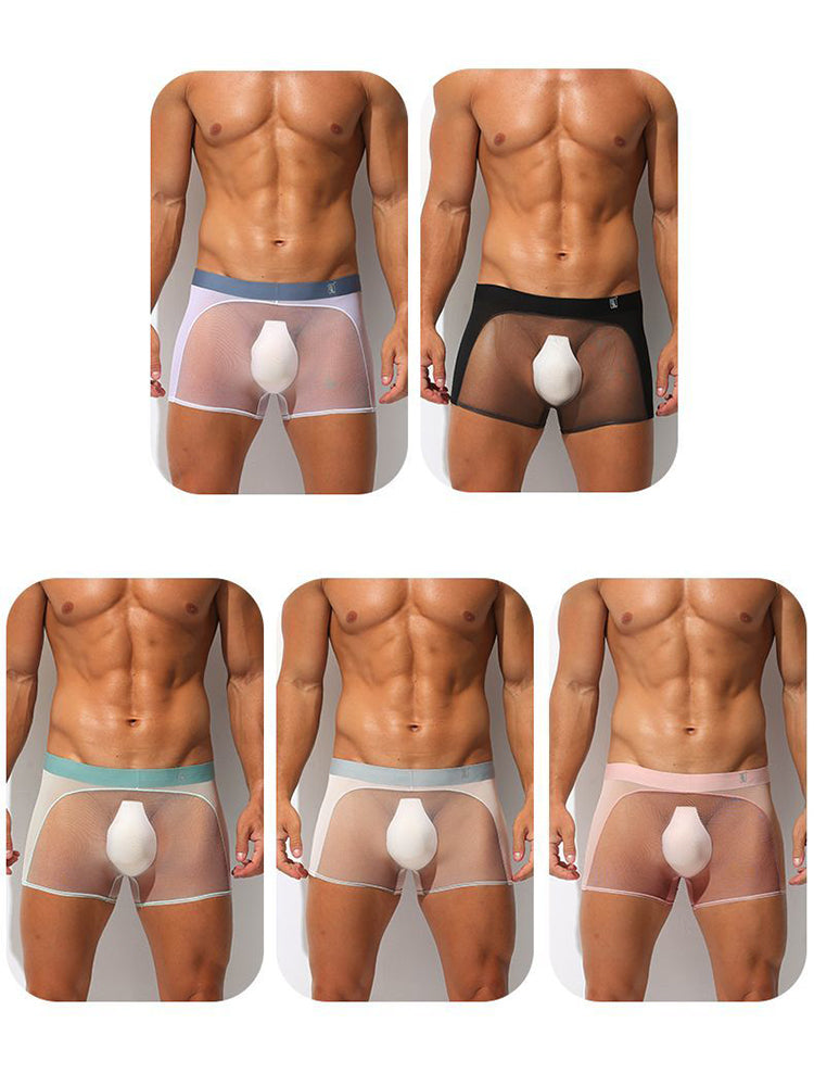 Men's Mesh Panelled Ultra-Thin Boxer Briefs