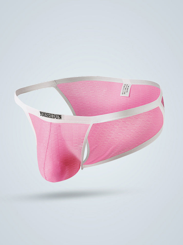 3-pack Men's Low Waist Sexy Narrow Hem Breathable Briefs