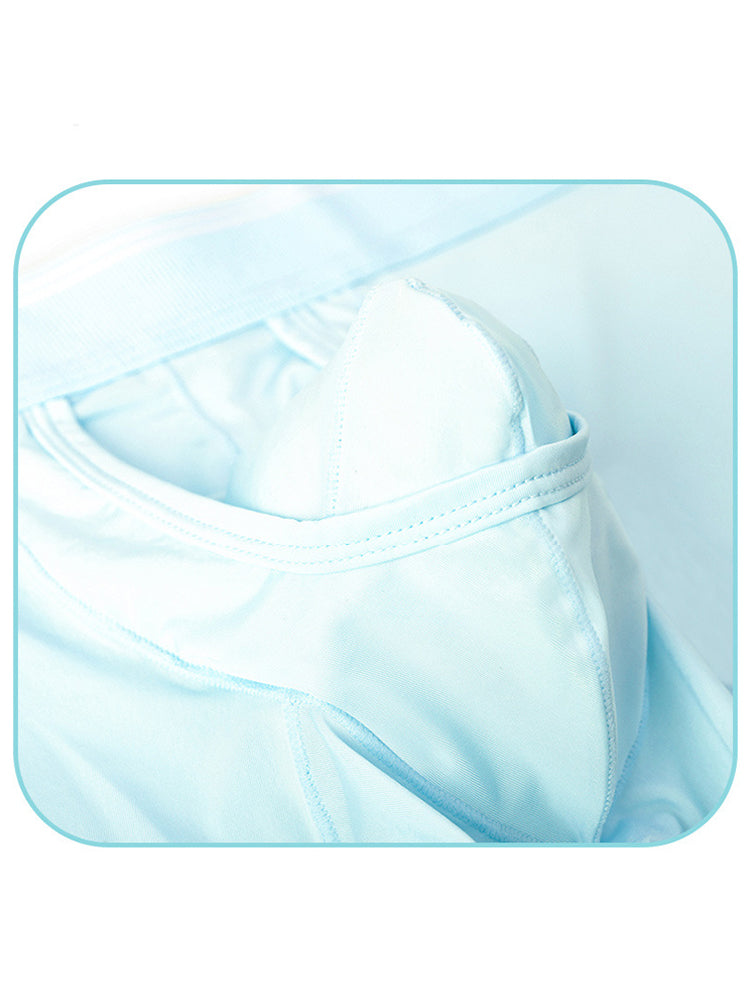 3 Pack Men's Mid-Rise Separation Breathable Elastic Trunks