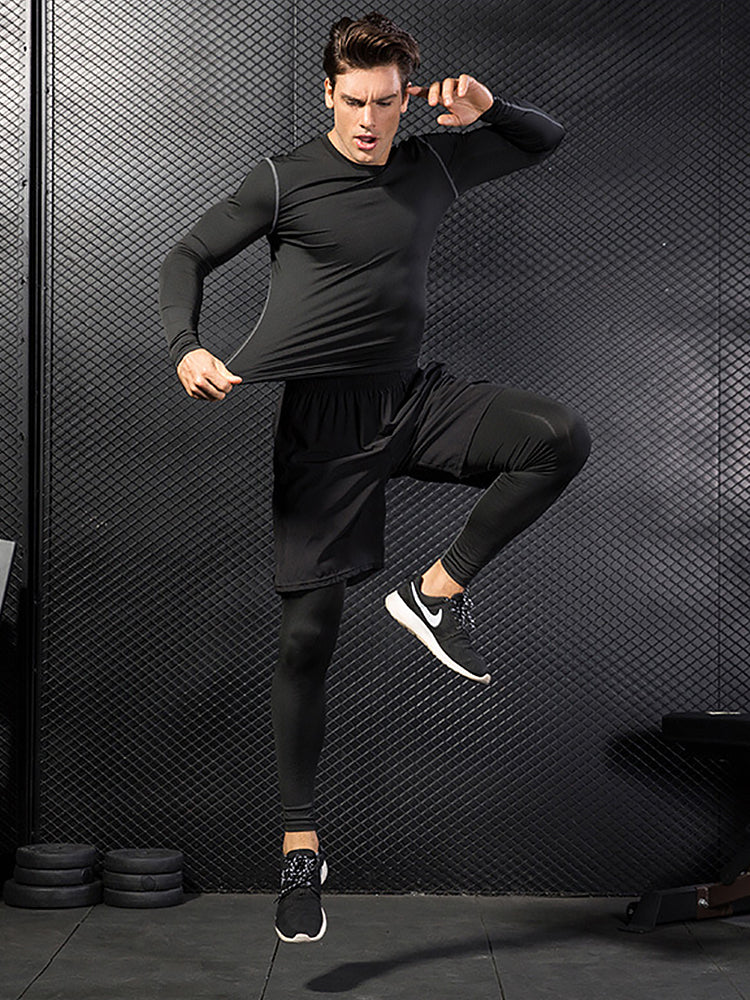 Men's Outdoor Gym Shorts with Elastic Waistband