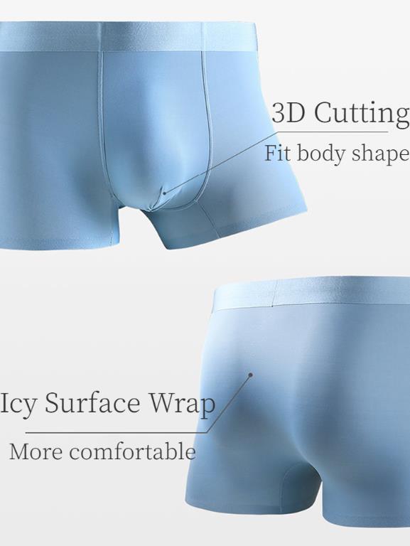 3 Pack Mesh Breathable Ice Silk Underwear
