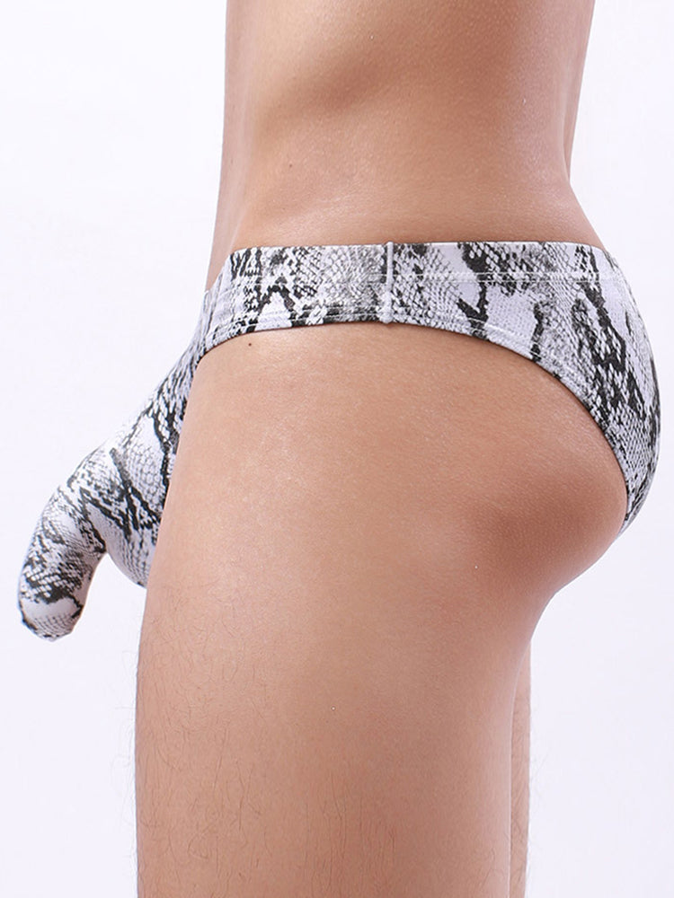 4 Pack Men's Elephant Print Sexy Bikini