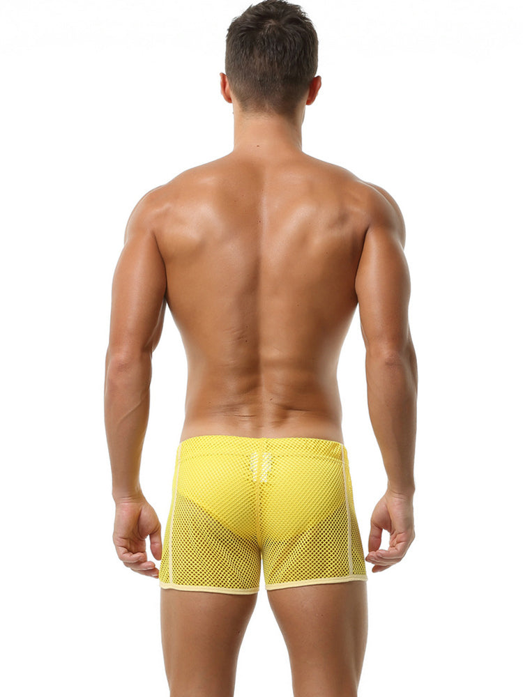 Men's Hollowed Out Breathable Boxer Briefs