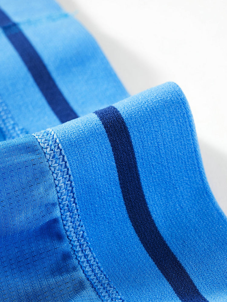 Men's Breathable Mesh Line Trunks with Fly