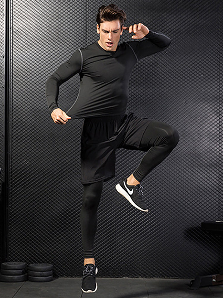 Men's Long Sleeves for Breathable Fitness