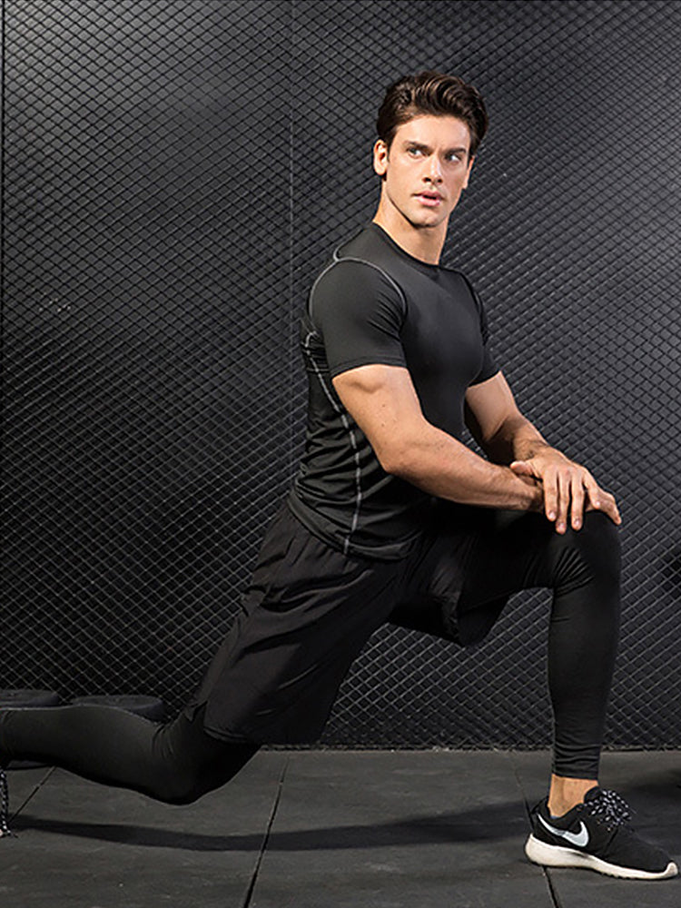 Men's Outdoor Gym Shorts with Elastic Waistband