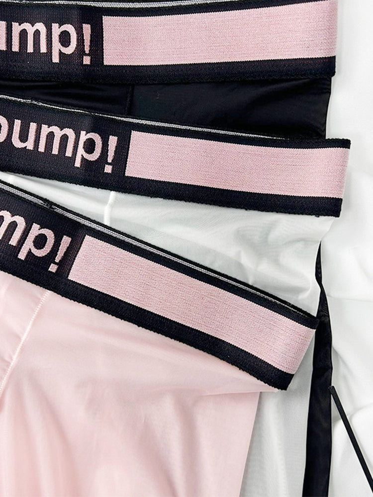Men's Ice Silk Semi-Transparent Sexy Fitness Pants