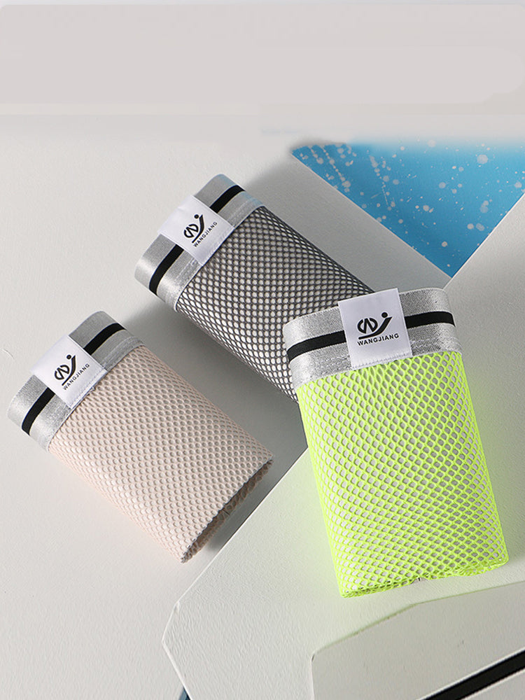 2 Pack Men's Sexy Mesh Sheer Briefs with U-Shaped Pocket