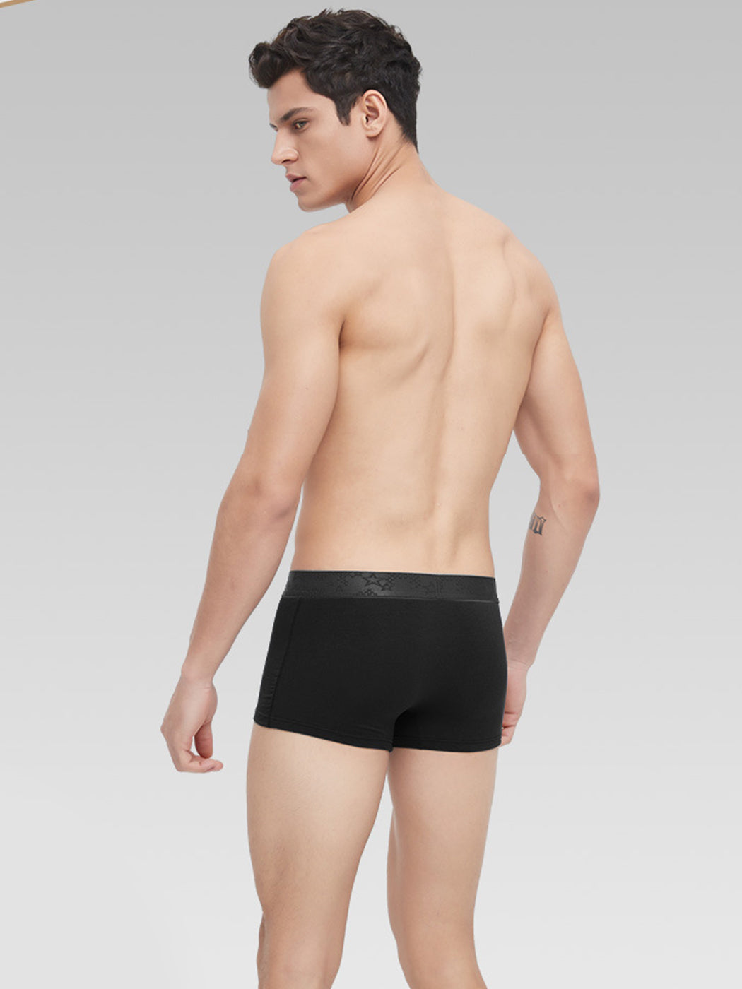 メンズ Uポーチ コンターパッチライン トランクス 3枚組