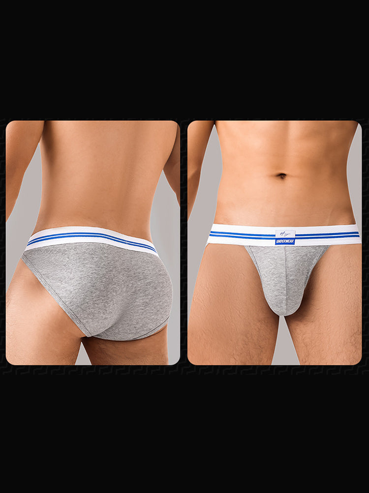 3-pack Men's Sexy High-cut Breathable Briefs