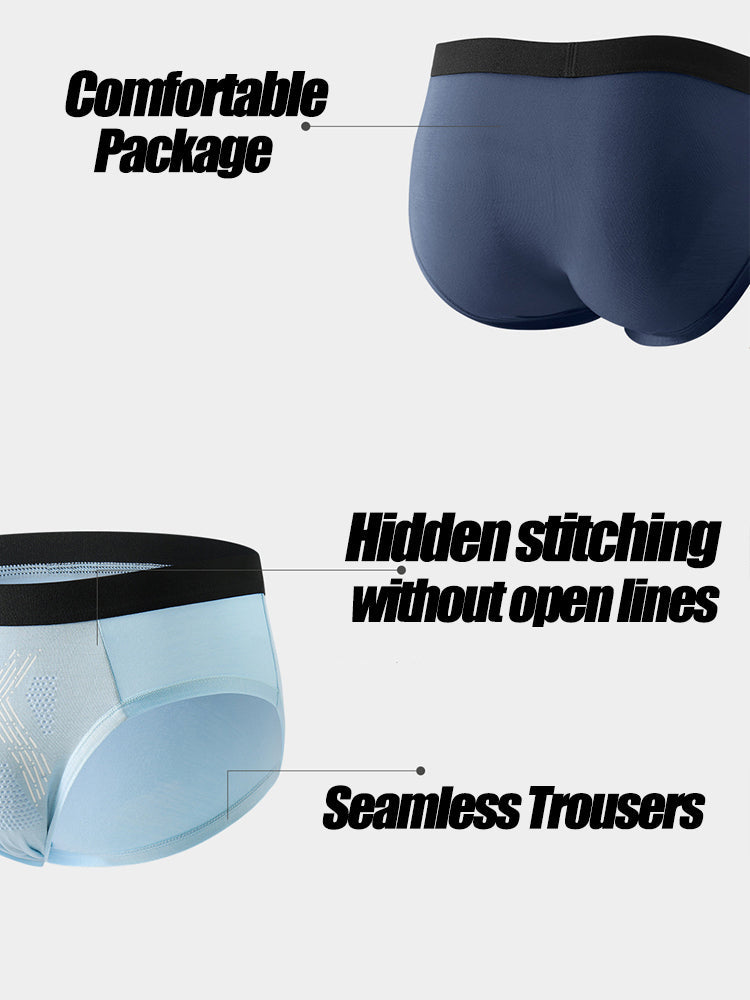 3 Pack Men's Modal Graphene Breathable Briefs