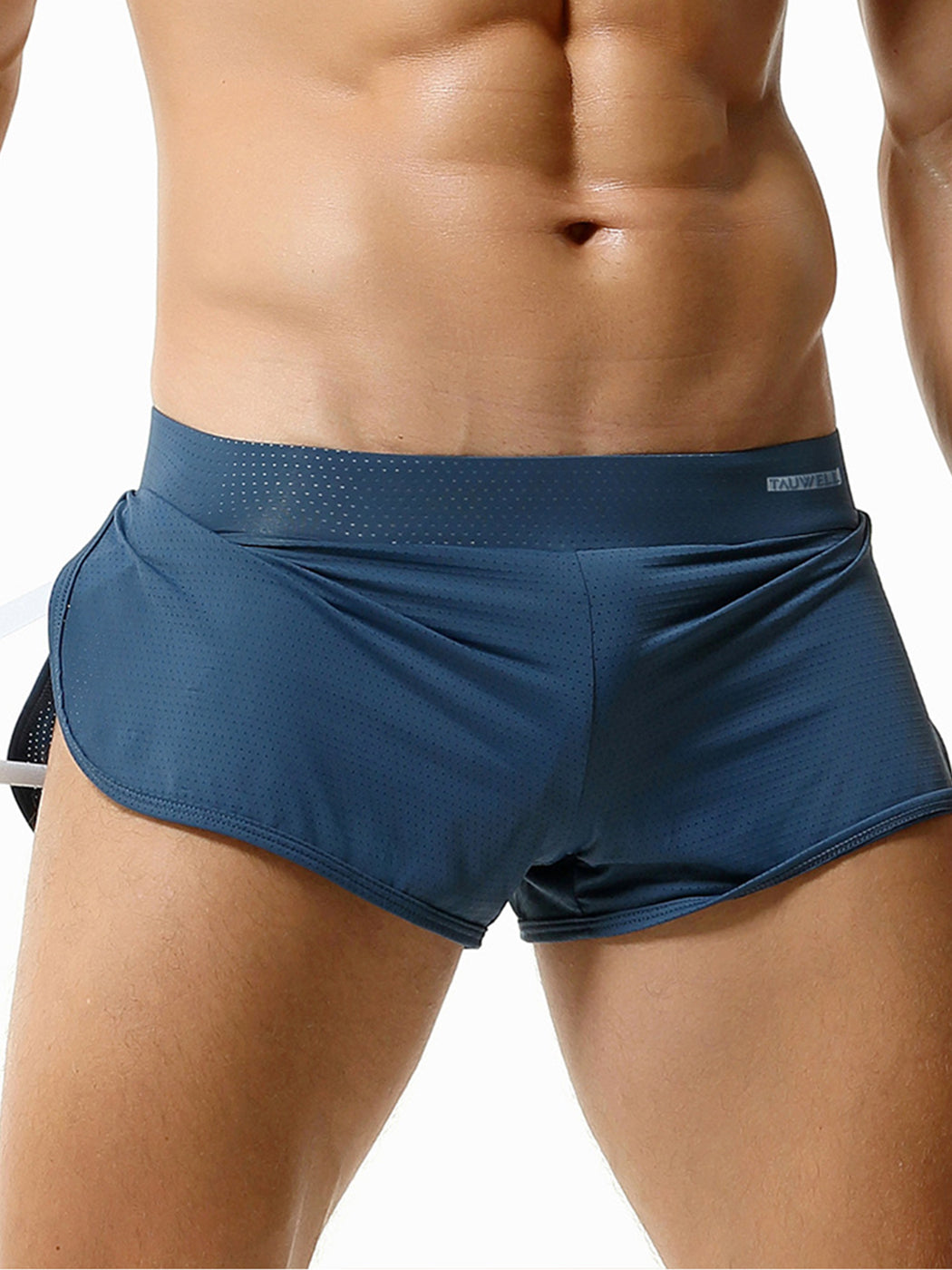 Men's Breathable Mesh Boxer Shorts With Separate Pouch