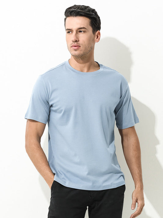 Men's Casual Anti-Bacterial Versatile Round-Neck T-Shirt
