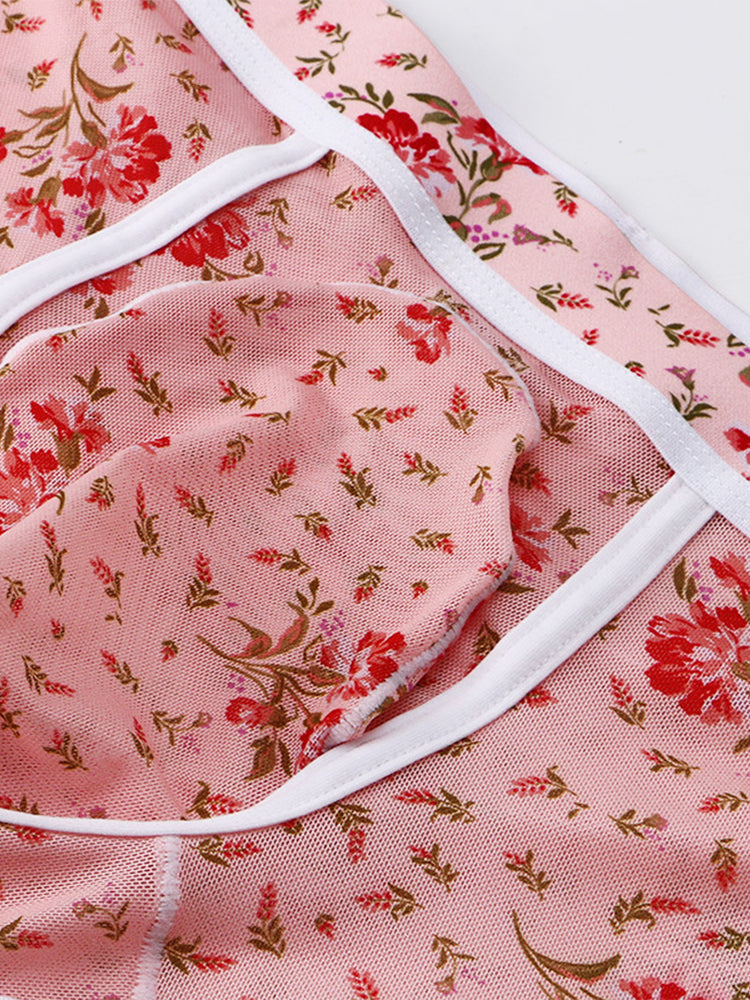 2-pack Men's Mesh Elephant Nose Transparent Boxer Briefs