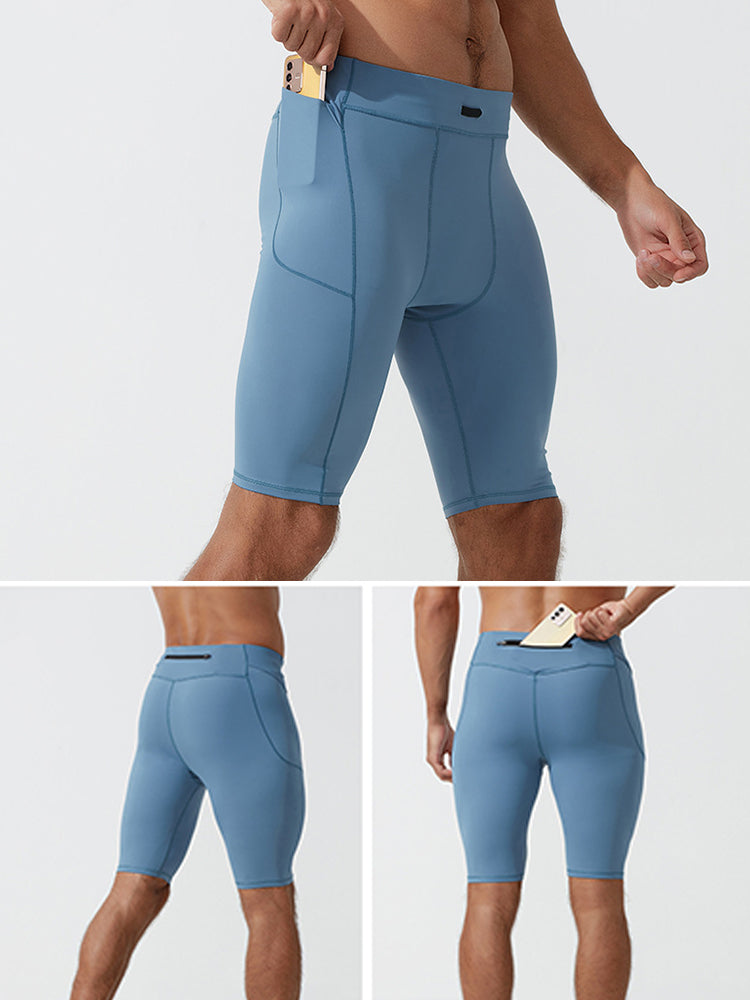 Men's High-Stretch Fitness Sports Quick-Dry Compression Shorts