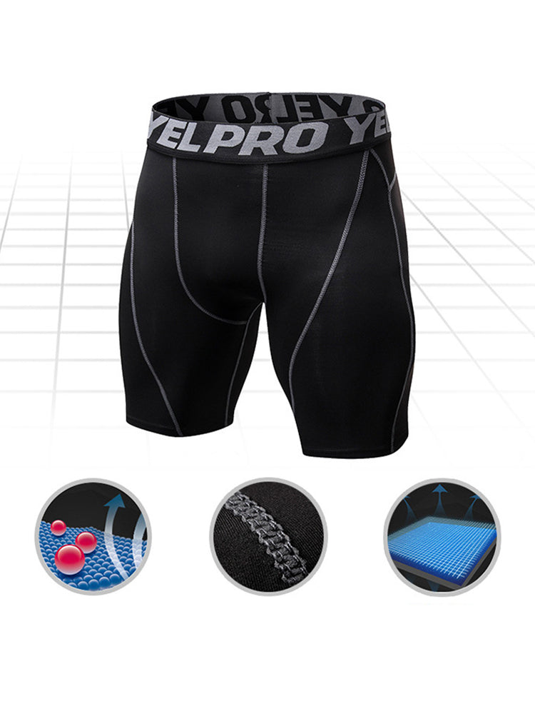 Men's Simple Tight Shorts