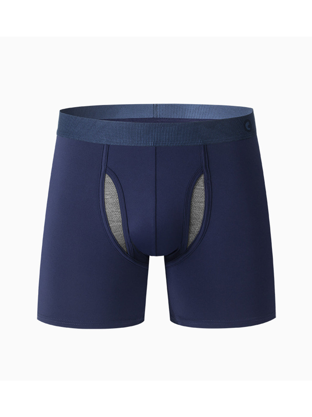 Breathable Sports Boxer Briefs with Open Fly