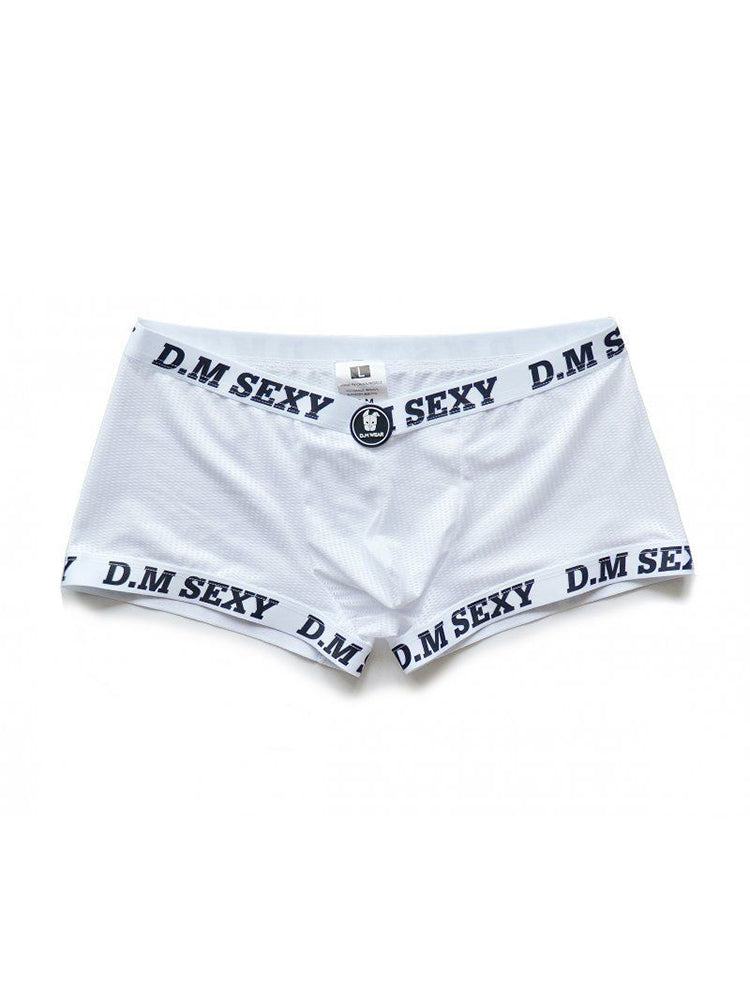 2 Pack Men's Low Waist Mesh Breathable Sports Trunks