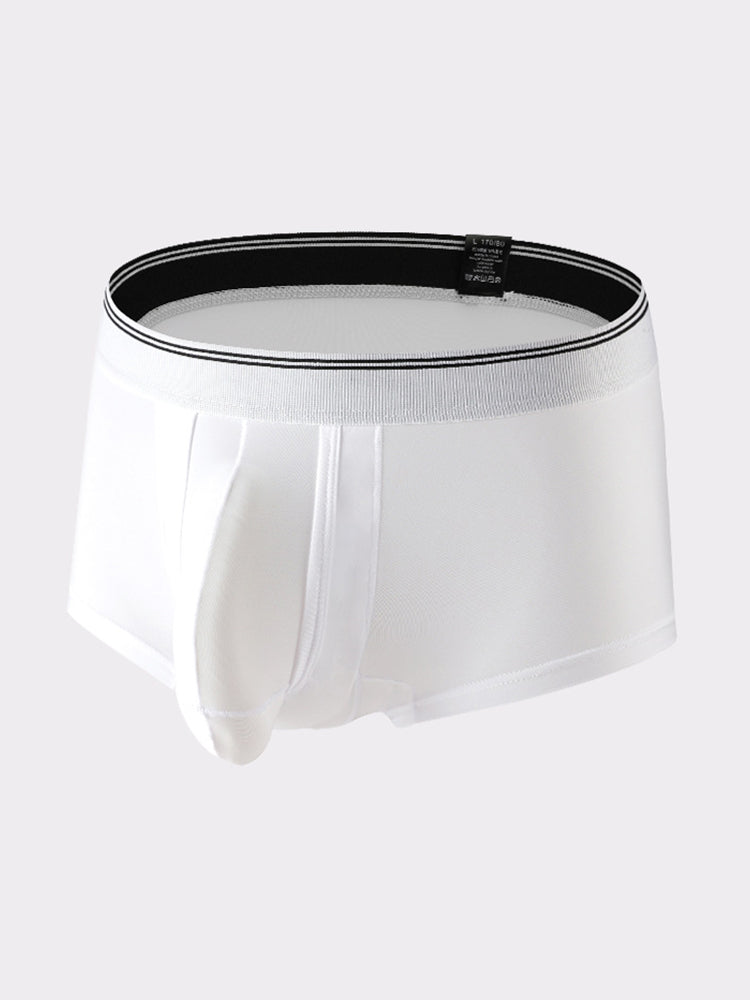 3 Pack Men's Mid-Rise Separation Breathable Elastic Trunks